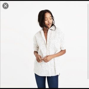 Madewell Polka Dot Button Down